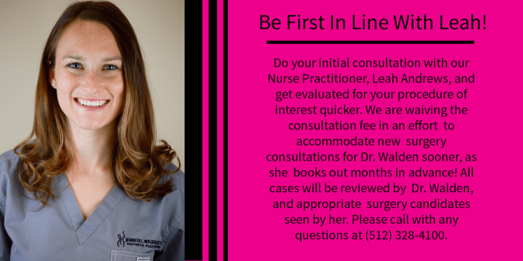First in line with Leah | Plastic Surgery Consultations First in line with Leah | Plastic Surgery Consultations
