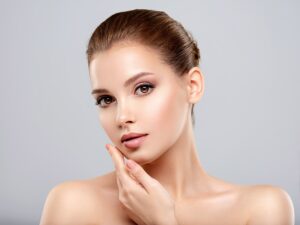 Woman with youthful skin after BBL treatments in AUstin, TX