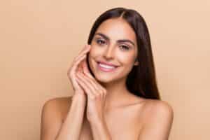 Woman with smooth skin after botox tretment in Austin, TX