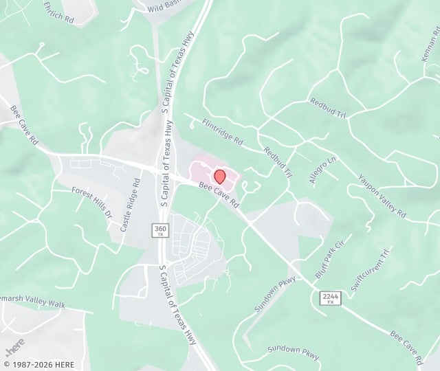 Location Map: 5656 Bee Caves Rd | Ste D200 Austin, TX 78746